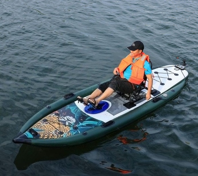 Fishing Kayak Seat - Надувной профессиональный одноместный каяк для рыбалки