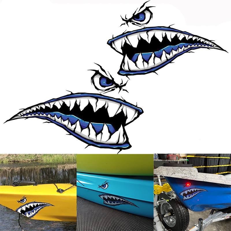 Fishing Kayak Sit On Top - 2 шт., наклейки на лодку с