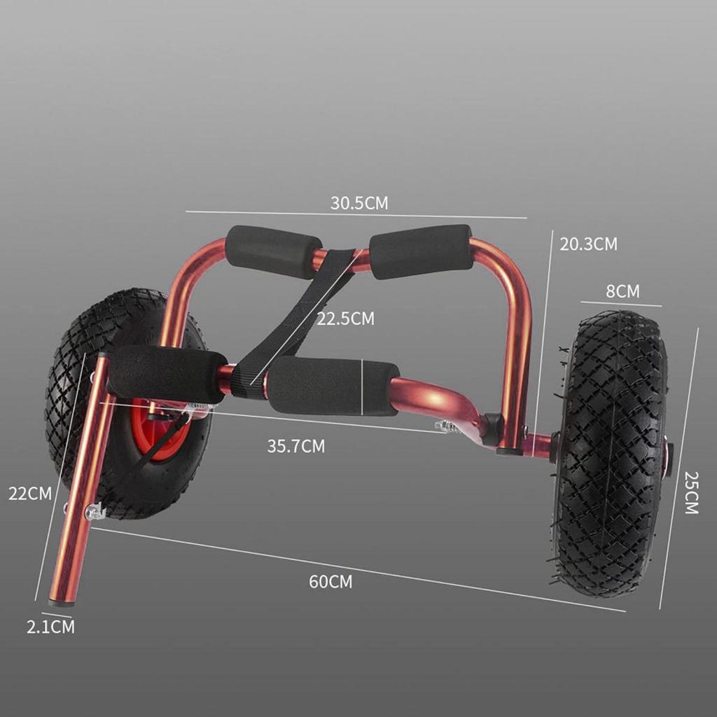 Fishing Kayak Cart - Регулируемая складная алюминиевая тележка для каяка,