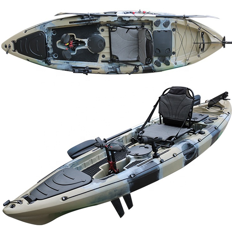 Fishing Kayak Pedal Drive - Новый разработанный пластиковый каяк с педальным