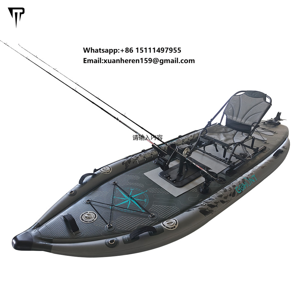Fishing Kayak Pedal Drive - Надувной каяк JTRDA 2024 для рыбалки
