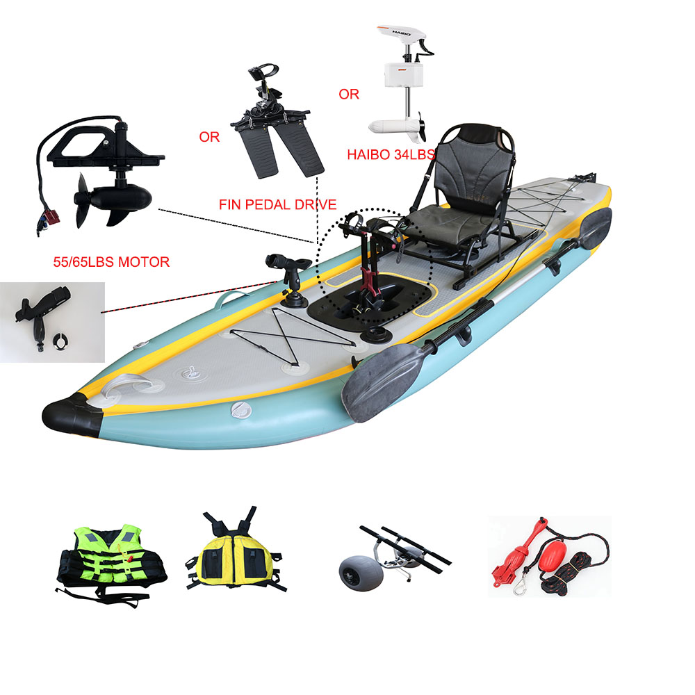 Надувной складной каяк для рыб – обзор и цена Fishing Kayak Sit On Top