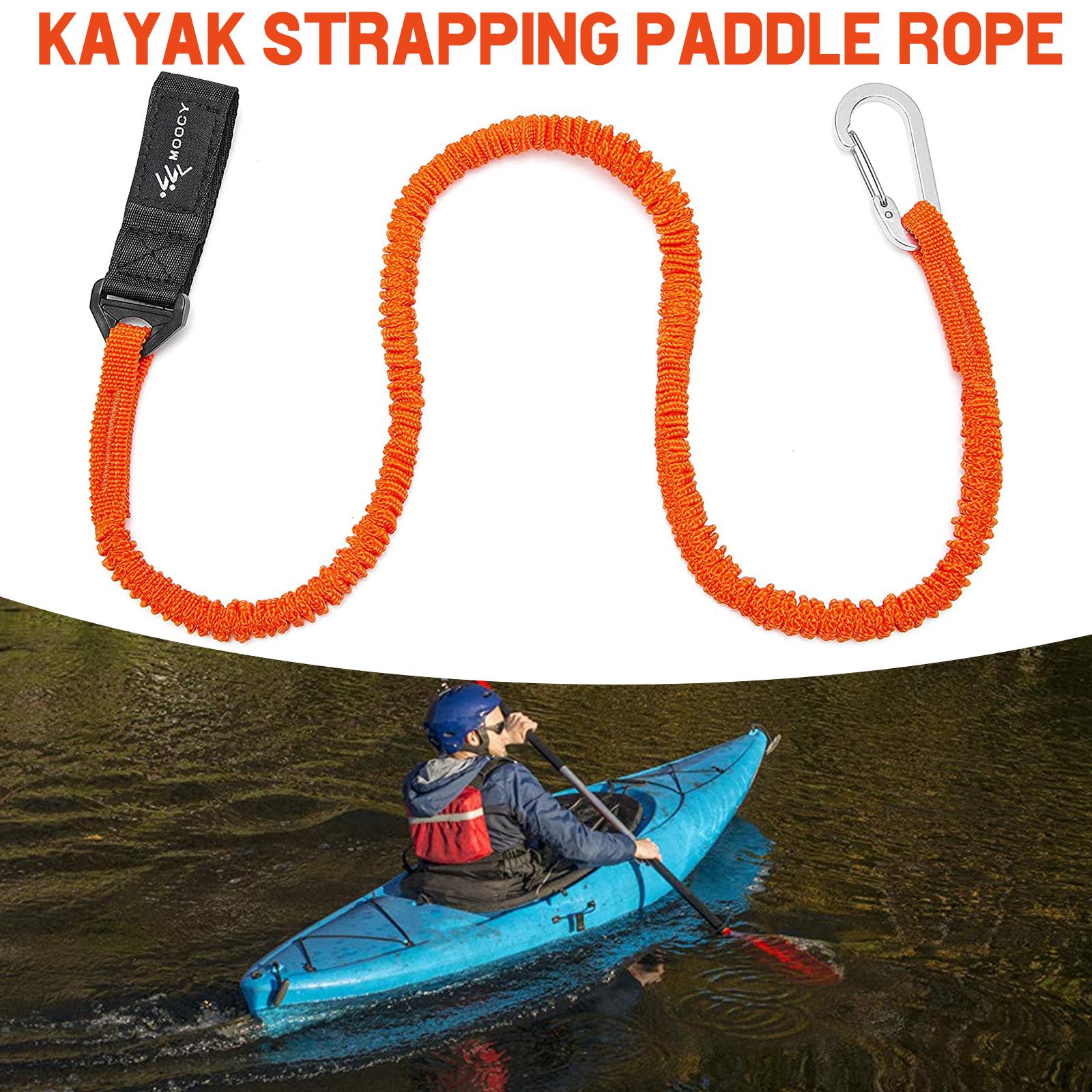 Регулируемый эластичный поводо – обзор и цена Fishing Kayak Paddle Leash