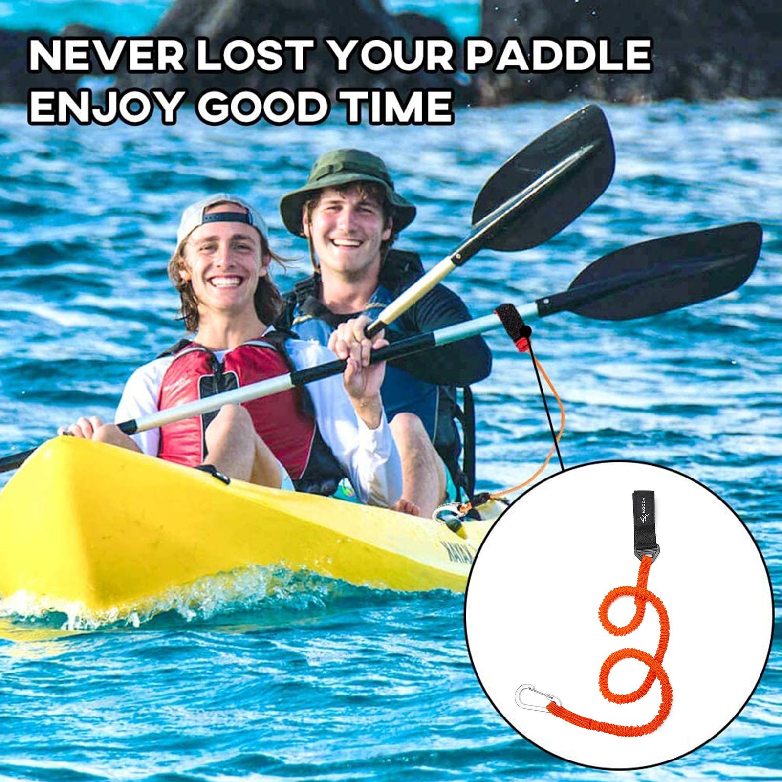 Регулируемый эластичный поводо – обзор и цена Fishing Kayak Paddle Leash