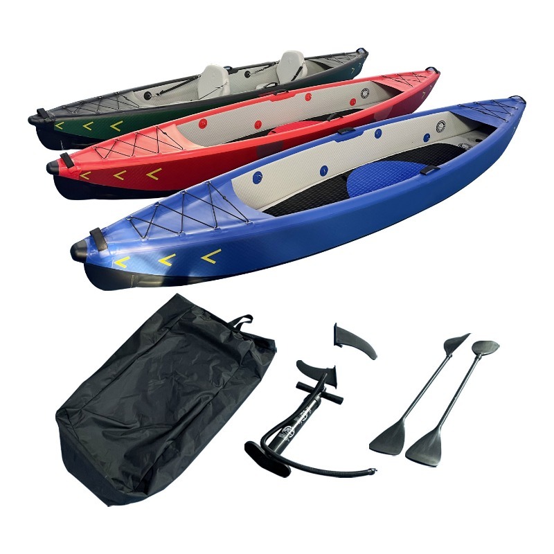 Новый дизайн, надувная лодка-к – обзор и цена Fishing Kayak Inflatable