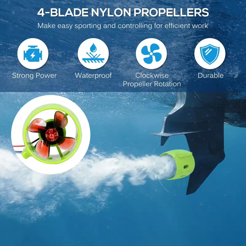 Бесщеточный подводный подрулив – обзор и цена Fishing Kayak Trolling Motor