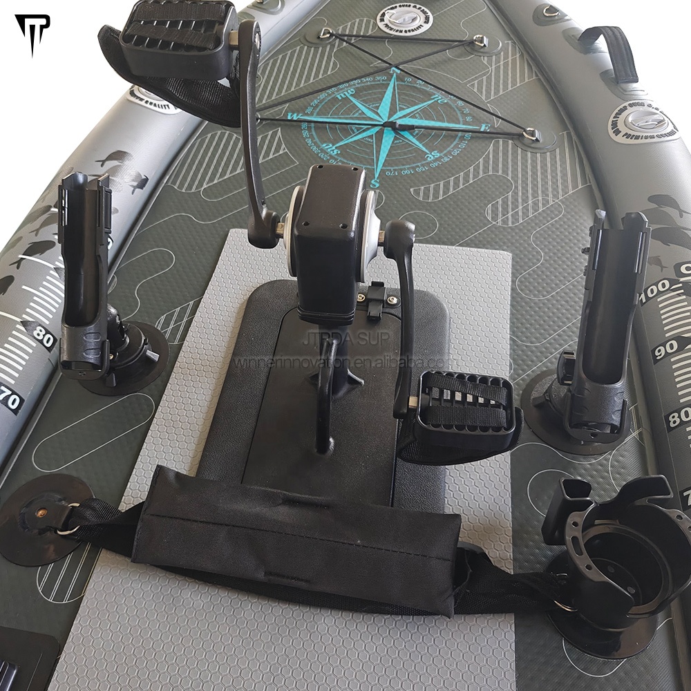 Надувной каяк JTRDA 2024 для р – обзор и цена Fishing Kayak Pedal Drive